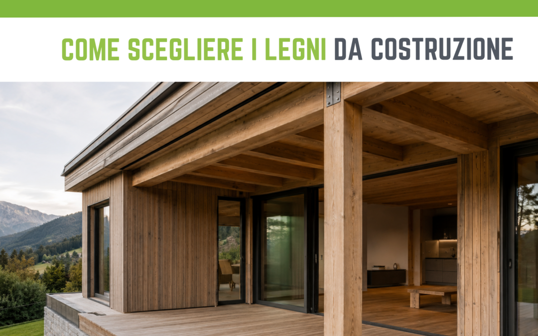 Legni da costruzione: quali scegliere per la tua casa